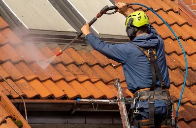Démoussage et hydrofuge de toiture à Pouxeux
